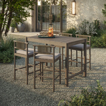 Load image into Gallery viewer, Eleni 5-Piece Outdoor Patio Teak Wood Bar Set by Modway
