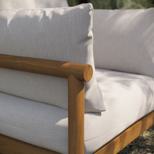 Load image into Gallery viewer, Eleni Outdoor Patio Teak Wood Armchair by Modway
