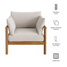 Load image into Gallery viewer, Eleni Outdoor Patio Teak Wood Armchair by Modway
