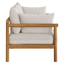 Load image into Gallery viewer, Eleni 2-Piece Outdoor Patio Teak Wood Loveseat with Ottoman Set by Modway
