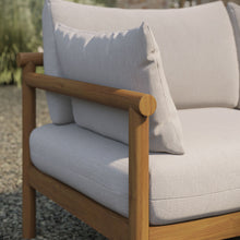 Load image into Gallery viewer, Eleni Outdoor Patio Teak Wood Loveseat by Modway
