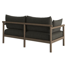 Load image into Gallery viewer, Eleni Outdoor Patio Teak Wood Loveseat by Modway
