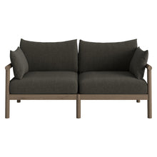 Load image into Gallery viewer, Eleni 4-Piece Outdoor Patio Teak Wood Sofa Set by Modway
