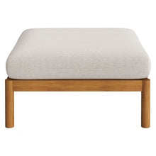 Load image into Gallery viewer, Eleni Square Outdoor Patio Teak Wood Ottoman by Modway
