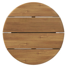 Load image into Gallery viewer, Eleni 20-Inch Round Outdoor Patio Teak Wood Side Table by Modway
