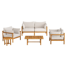 Load image into Gallery viewer, Eleni 5-Piece Outdoor Patio Teak Wood Furniture Set by Modway
