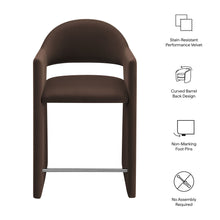 Load image into Gallery viewer, Talia 37 Inch Performance Velvet Counter Stool by Modway
