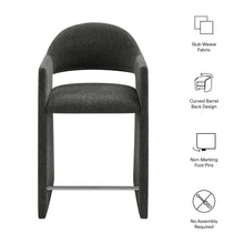 Load image into Gallery viewer, Talia 37 Inch Upholstered Fabric Counter Stool by Modway
