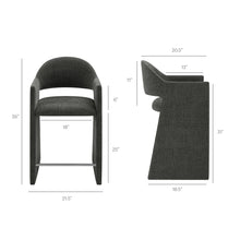 Load image into Gallery viewer, Talia 37 Inch Upholstered Fabric Counter Stool by Modway
