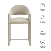 Load image into Gallery viewer, Talia 37 Inch Upholstered Fabric Counter Stool by Modway
