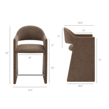 Load image into Gallery viewer, Talia 37 Inch Upholstered Fabric Counter Stool by Modway
