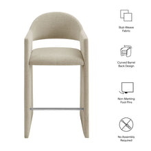 Load image into Gallery viewer, Talia 41 Inch Upholstered Fabric Bar Stool by Modway

