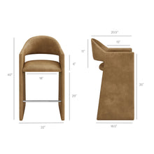 Load image into Gallery viewer, Talia 41 Inch Vegan Leather Bar Stool by Modway
