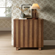 Load image into Gallery viewer, Kline 2-Door Striped Accent Cabinet by Modway
