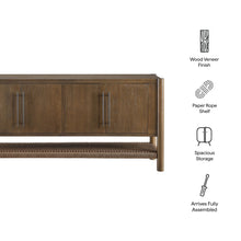 Load image into Gallery viewer, Taschen 4-Door Wood Sideboard Cabinet by Modway
