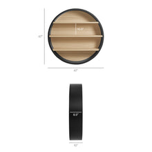 Load image into Gallery viewer, Romy 47" Round Wall Book Shelf by Modway

