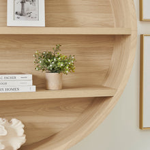 Load image into Gallery viewer, Romy 47" Round Wall Book Shelf by Modway
