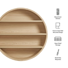 Load image into Gallery viewer, Romy 47" Round Wall Book Shelf by Modway
