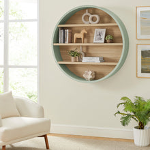 Load image into Gallery viewer, Romy 47" Round Wall Book Shelf by Modway
