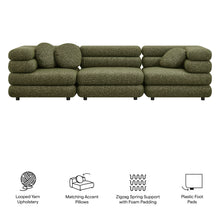 Load image into Gallery viewer, Jubilee 3-Piece Upholstered 3-Piece Modular Sofa Set by Modway
