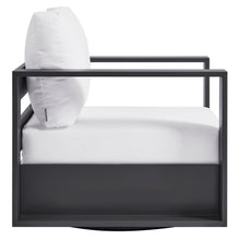 Load image into Gallery viewer, Tahoe Outdoor Patio Powder-Coated Aluminum Swivel Armchair by Modway
