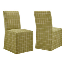 Load image into Gallery viewer, Aster Linen Cotton Blend Slipcovered Dining Chairs Set of 2 by Modway
