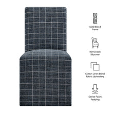Load image into Gallery viewer, Aster Linen Cotton Blend Slipcovered Dining Chairs Set of 2 by Modway
