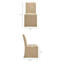 Load image into Gallery viewer, Aster Linen Cotton Blend Slipcovered Dining Chairs Set of 2 by Modway
