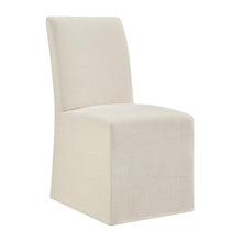 Load image into Gallery viewer, Aster Slub Weave Fabric Slipcovered Dining Chairs Set of 2 by Modway
