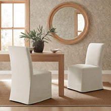 Load image into Gallery viewer, Aster Slub Weave Fabric Slipcovered Dining Chairs Set of 2 by Modway
