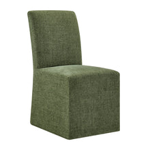 Load image into Gallery viewer, Aster Slub Weave Fabric Slipcovered Dining Chairs Set of 2 by Modway

