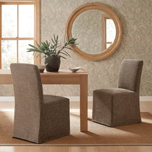 Load image into Gallery viewer, Aster Slub Weave Fabric Slipcovered Dining Chairs Set of 2 by Modway
