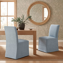 Load image into Gallery viewer, Aster Slub Weave Fabric Slipcovered Dining Chairs Set of 2 by Modway
