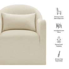 Load image into Gallery viewer, Bardot Slipcovered Linen Blend Accent Chair by Modway
