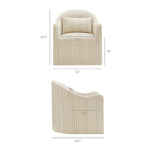Load image into Gallery viewer, Bardot Slipcovered Striped Accent Chair by Modway
