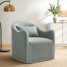 Load image into Gallery viewer, Bardot Slipcovered Striped Accent Chair by Modway
