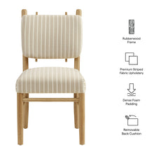 Load image into Gallery viewer, Mauden Striped Dining Side Chairs Set of 2 by Modway
