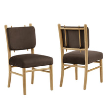 Load image into Gallery viewer, Mauden Performance Velvet Dining Side Chairs Set of 2 by Modway
