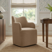 Load image into Gallery viewer, Cordelle Linen Blend Swivel Dining Chair by Modway
