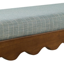 Load image into Gallery viewer, Mirette Scalloped Edge Striped Accent Bench by Modway
