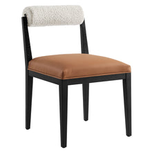 Load image into Gallery viewer, Kai Boucle and Vegan Leather Dining Chair Set of 2 by Modway
