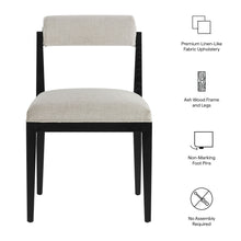 Load image into Gallery viewer, Kai Fabric Dining Chair Set of 2 by Modway
