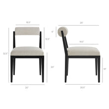 Load image into Gallery viewer, Kai Fabric Dining Chair Set of 2 by Modway
