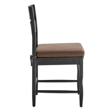 Load image into Gallery viewer, Jax Oak Wood Dining Chair With Wavy Razor Back and Cushion Set of 2 by Modway
