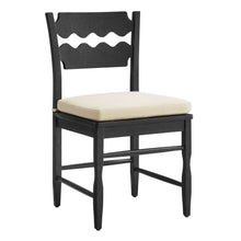 Load image into Gallery viewer, Jax Oak Wood Dining Chair With Wavy Razor Back and Cushion Set of 2 by Modway
