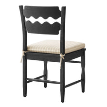 Load image into Gallery viewer, Jax Oak Wood Dining Chair With Wavy Razor Back and Cushion Set of 2 by Modway
