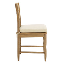 Load image into Gallery viewer, Jax Oak Wood Dining Chair With Wavy Razor Back and Cushion Set of 2 by Modway

