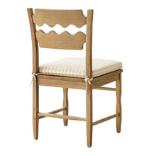 Load image into Gallery viewer, Jax Oak Wood Dining Chair With Wavy Razor Back and Cushion Set of 2 by Modway
