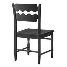 Load image into Gallery viewer, Jax Oak Wood Dining Chair With Wavy Razor Back Set of 2 by Modway
