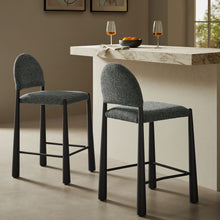 Load image into Gallery viewer, Hayley Upholstered Fabric Counter Stools Set of 2 by Modway
